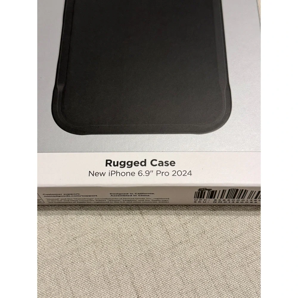 Nomad Rugged Case iPhone 16 Pro Max 6.9 Black MagSafe 15ft Drop Protection NEW